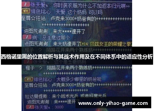 西格诺里踢的位置解析与其战术作用及在不同体系中的适应性分析 西格诺里踢的位置解析与其战术作用及在不同体系中的适应性分析